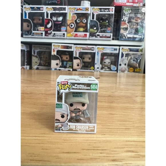 RARE CHASE BITTY Pawnee Ranger Ron Swanson Parks Rec Funko Pop #1414 Show Ronald - Picture 1 of 6
